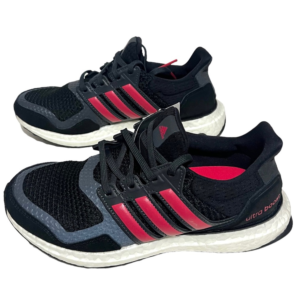 Adidas Women’s UltraBoost S&L Black/White/Red Running Shoes Size 6.5